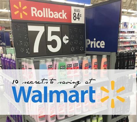 10 Secrets To Saving Money At Walmart Saving Budgeting Money Saver