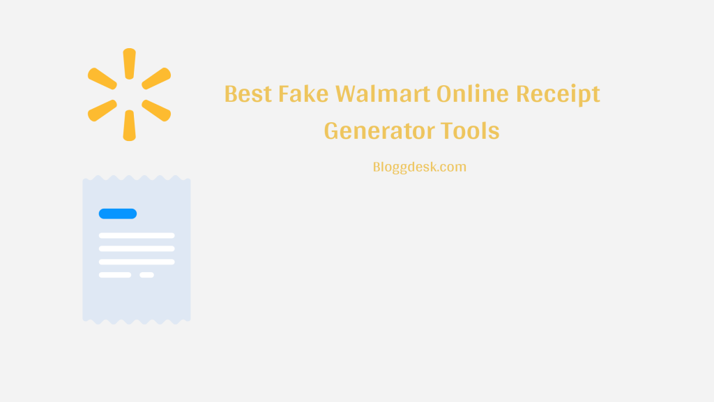 12 Free Best Fake Walmart Receipt Generator Walmart Replica Creator