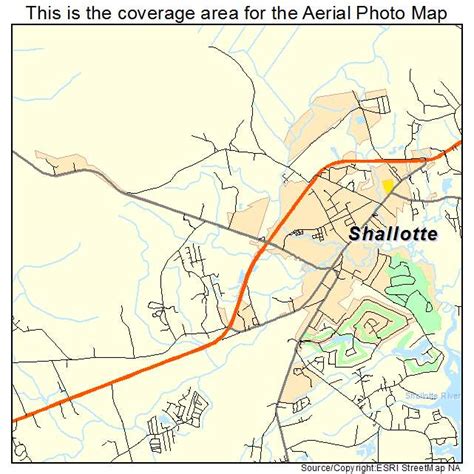 Aerial Photography Map Of Shallotte Nc North Carolina