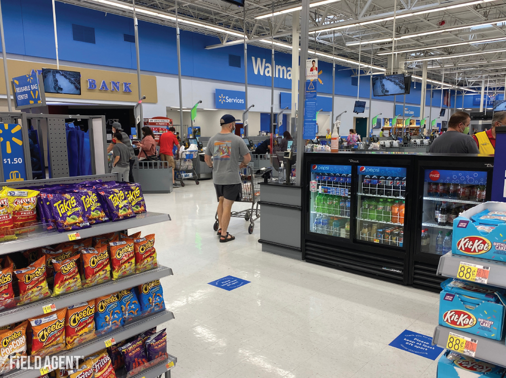 All In On Self Checkout 20 Shoppers Try Walmart S New Front End Model