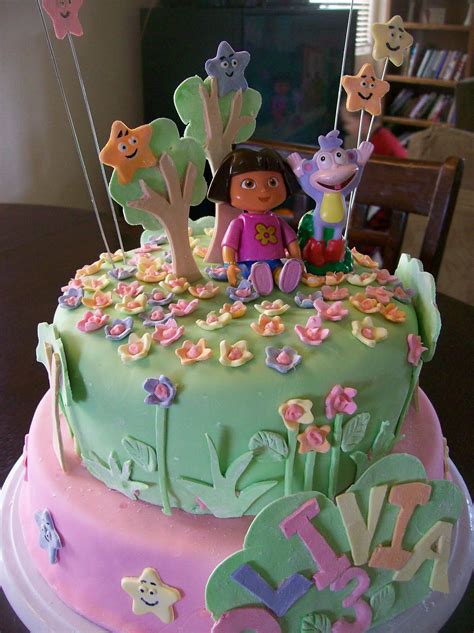 Anniversary Cake At Walmart Dora Cake From Walmart Flickr Photo