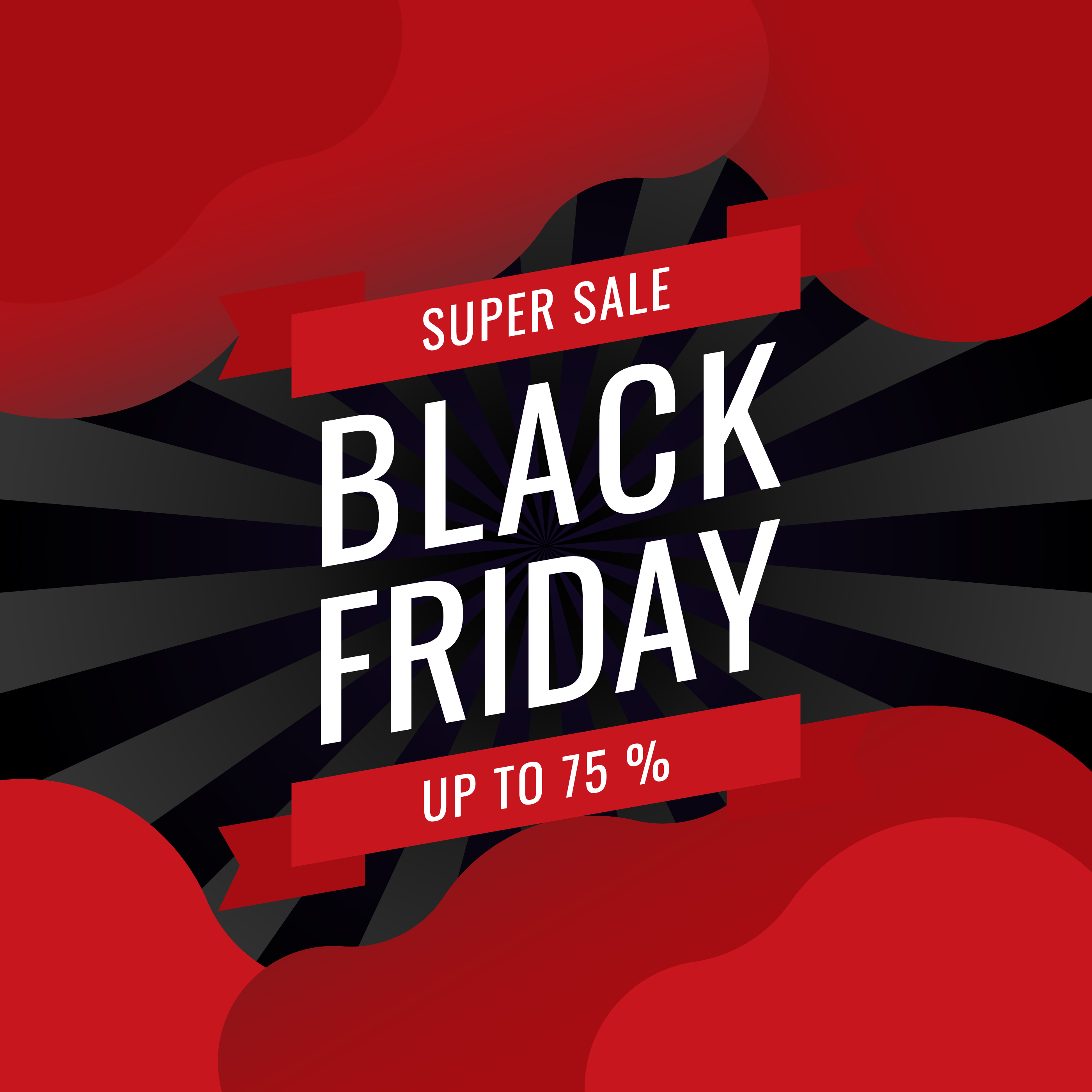 Black Friday Banner Sale Inscription Best Design Template 273957 Vector