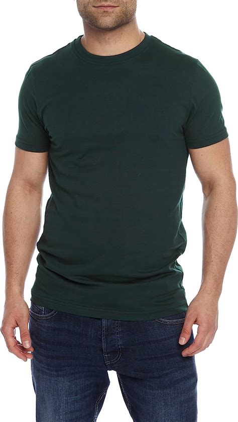 Charles Wilson Plain Crew Neck T Shirt Amazon Co Uk Clothing T Shirt Neck T Shirt Mens Tops