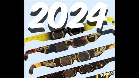 Eclipse Glasses For The 2024 Total Solar Eclipse Youtube