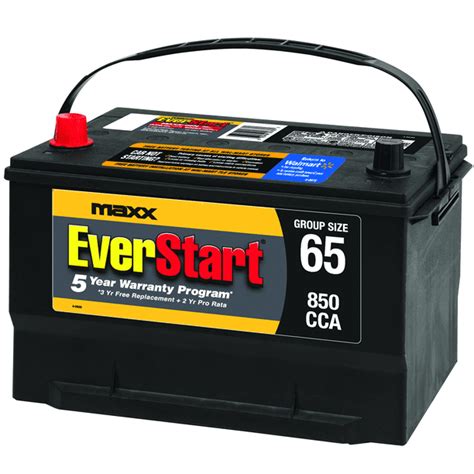 Everstart Maxx Lead Acid Automotive Battery Group 65N Walmart Com