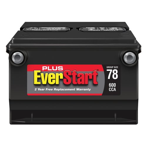 Everstart Plus Lead Acid Automotive Battery Group 78 12 Volt 600 Cca