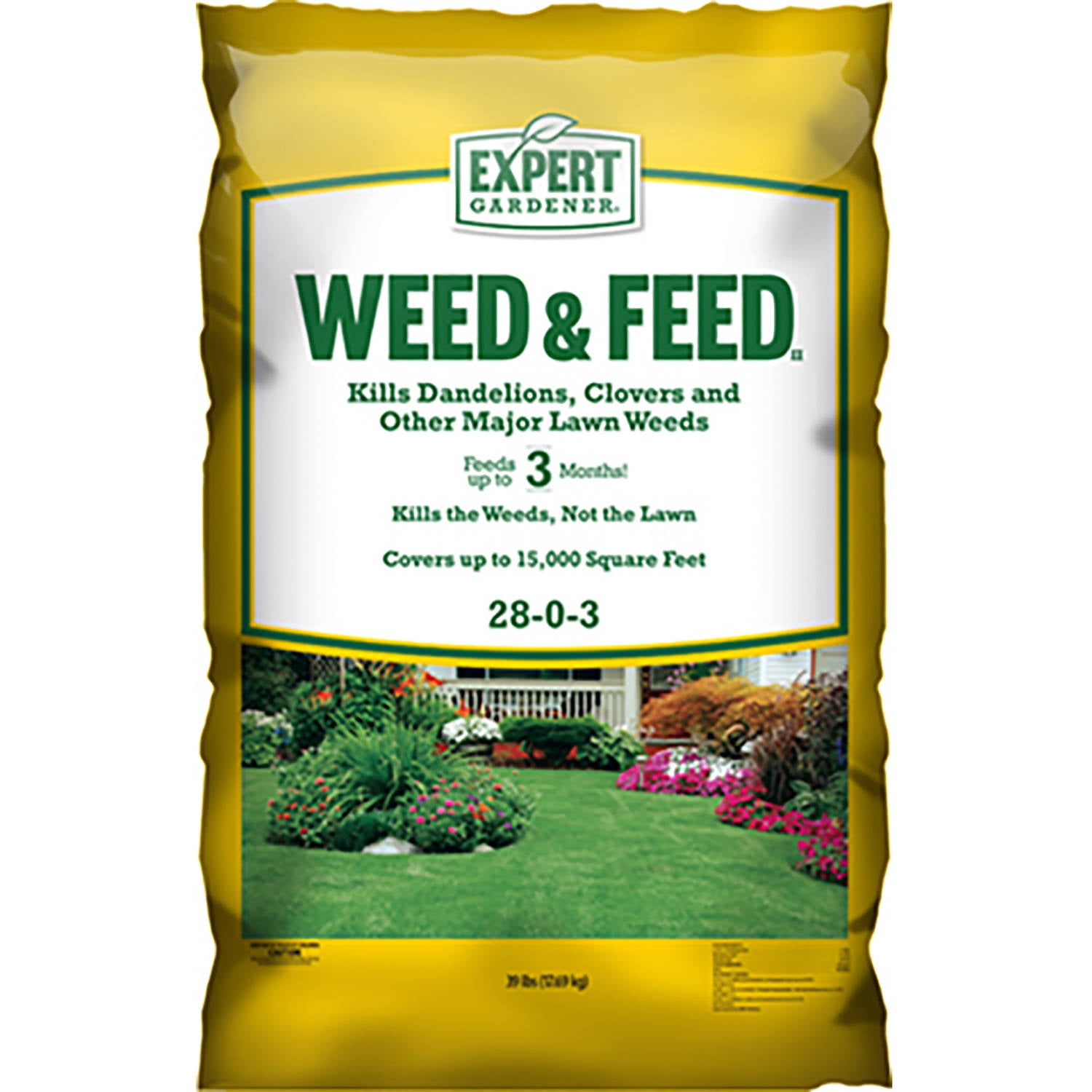 Expert Gardener 15 000 Square Feet Weed And Feed Lawn Fertilizer 28 0