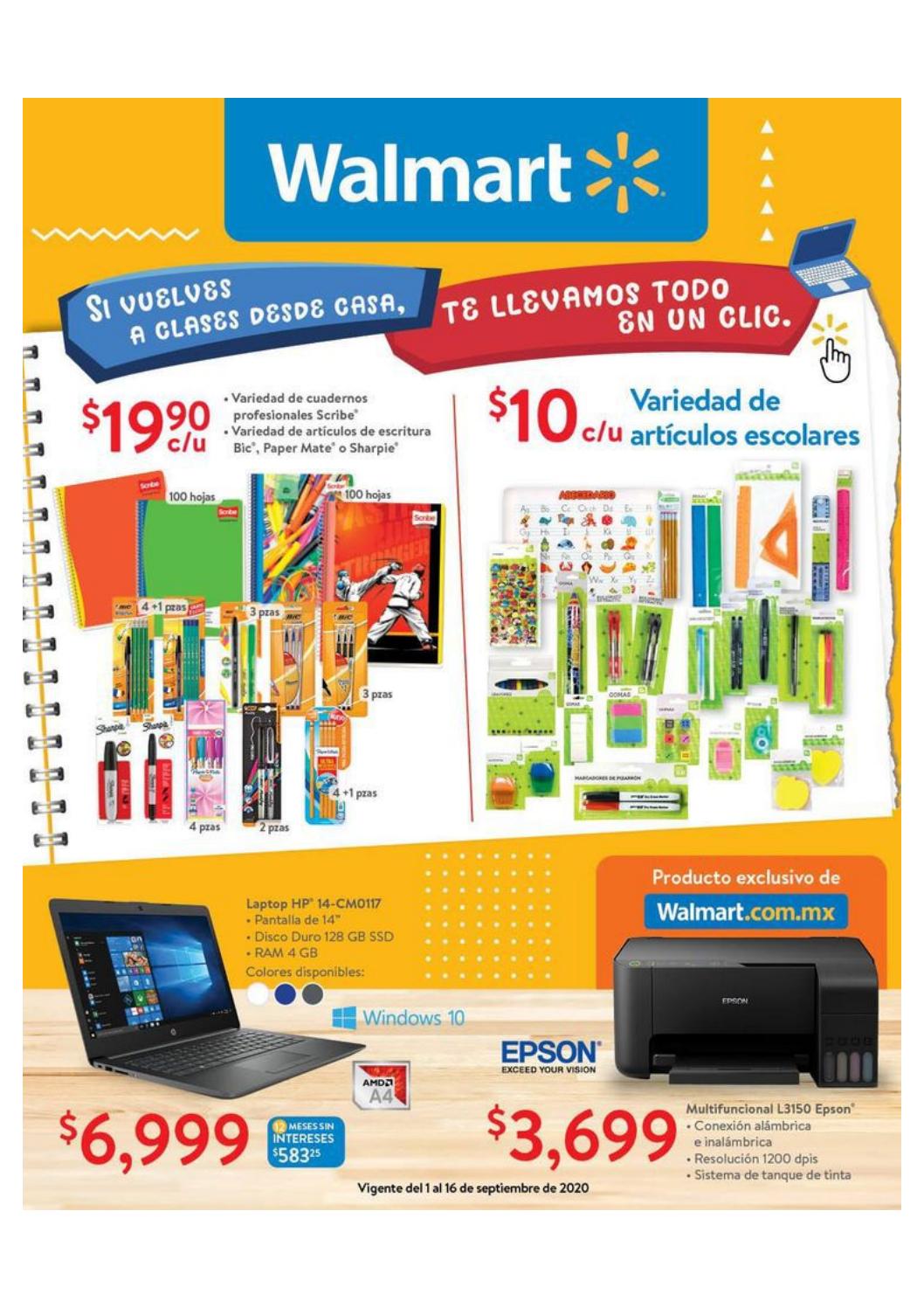 Folleto De Ofertas Walmart Del 1 Al 16 De Septiembre 2020 By