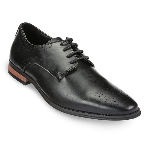 Gallery Seven Gallery Seven Punctured Leather Oxford Dress Shoes For