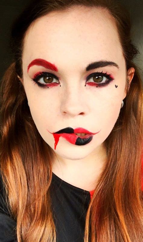 Harley Quinn Halloween Makeup Ginger Fox