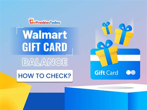 How To Check Walmart Gift Card Balance Getfreebiestoday