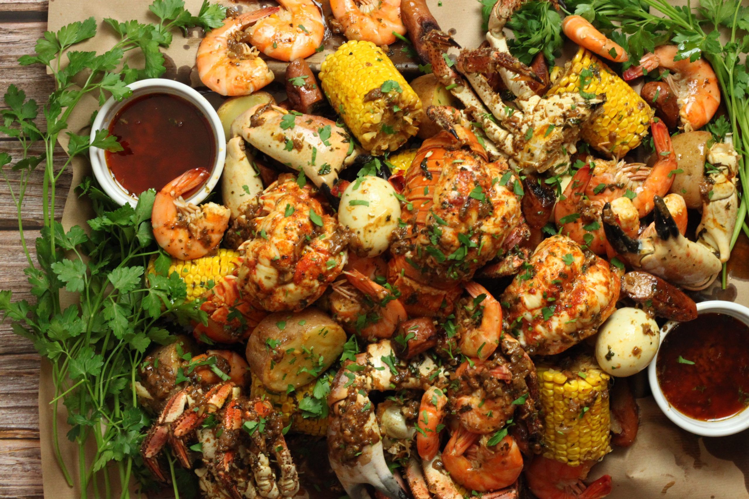 How To Cook A Family Style Seafood Boil My Eager Eats