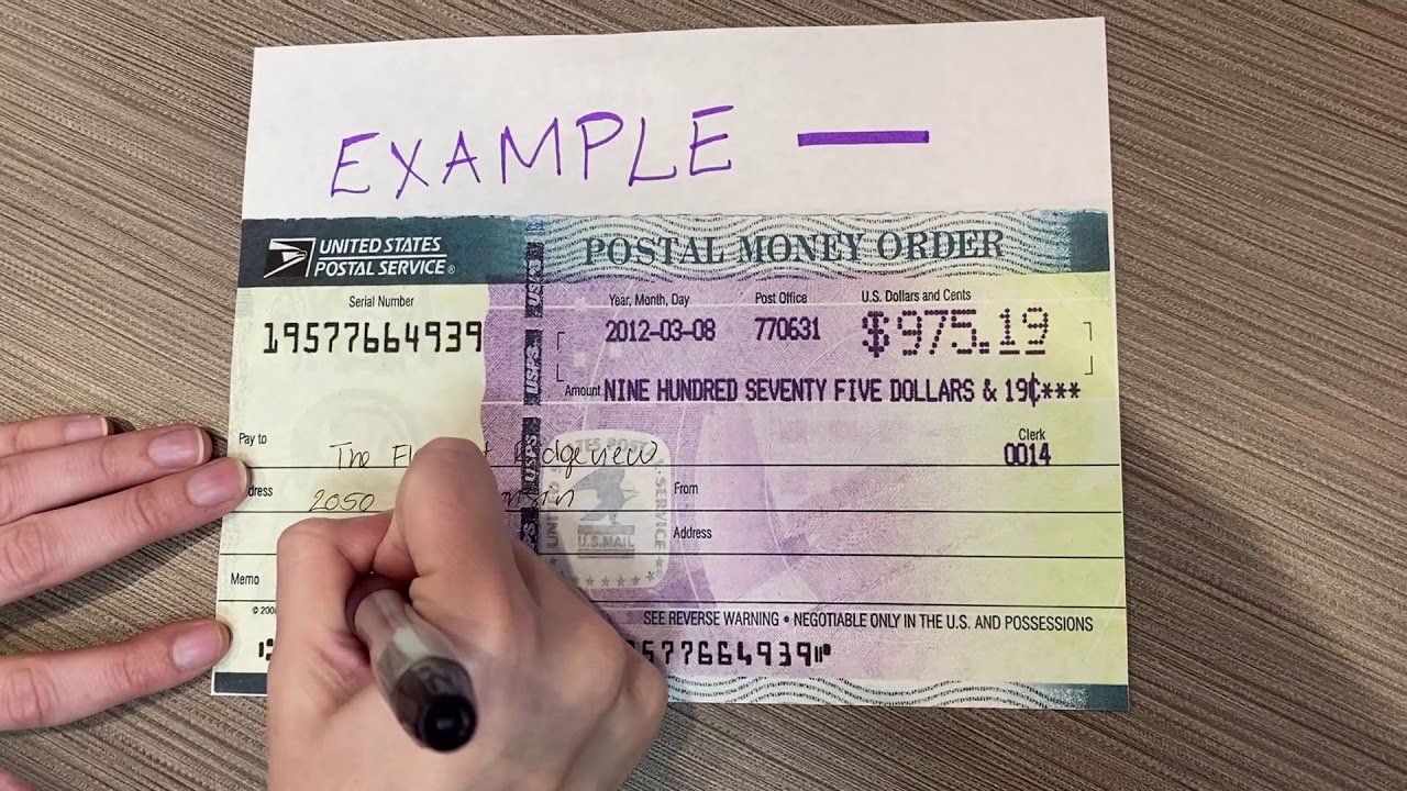 How To Fill Out A Money Order A Simple Step By Step Guide