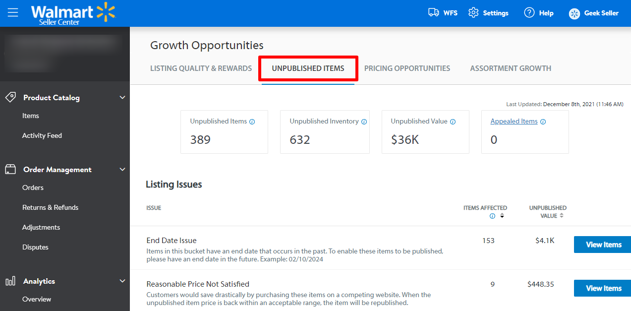 How To Fix Unpublished Listing In Walmart Seller Center And Get More