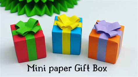 How To Make A Gift Box Diy Paper Box Youtube