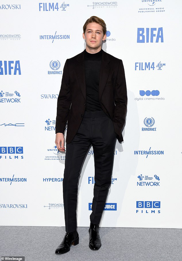 Joe Alwyn Looks Sharp In A Black Suit As He Goes Solo For British Independent Film Awards