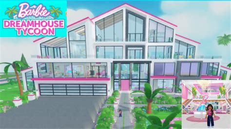 My Barbie Dreamhouse Tour In Barbie Dreamhouse Tycoon Roblox Game