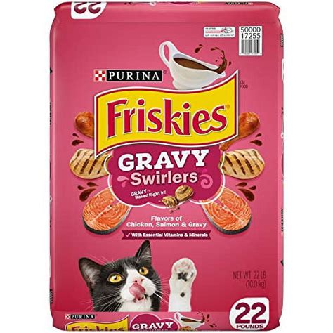 Purina Friskies Chicken Flavor Gravy Swirlers Dry Cat Food 22 Lb Bag