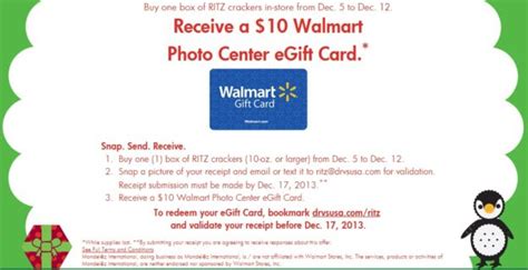 Receive A 10 Walmart Photo Center Egift Card Life With Kathy