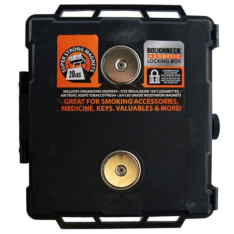 Roughneck Magnetic Locking Box 6 Pack Storages