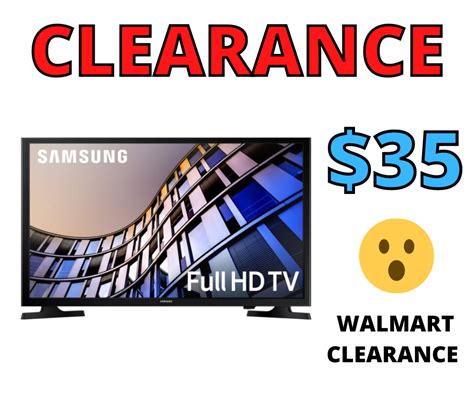 Samsung Tv Only 35 On Clearance At Walmart