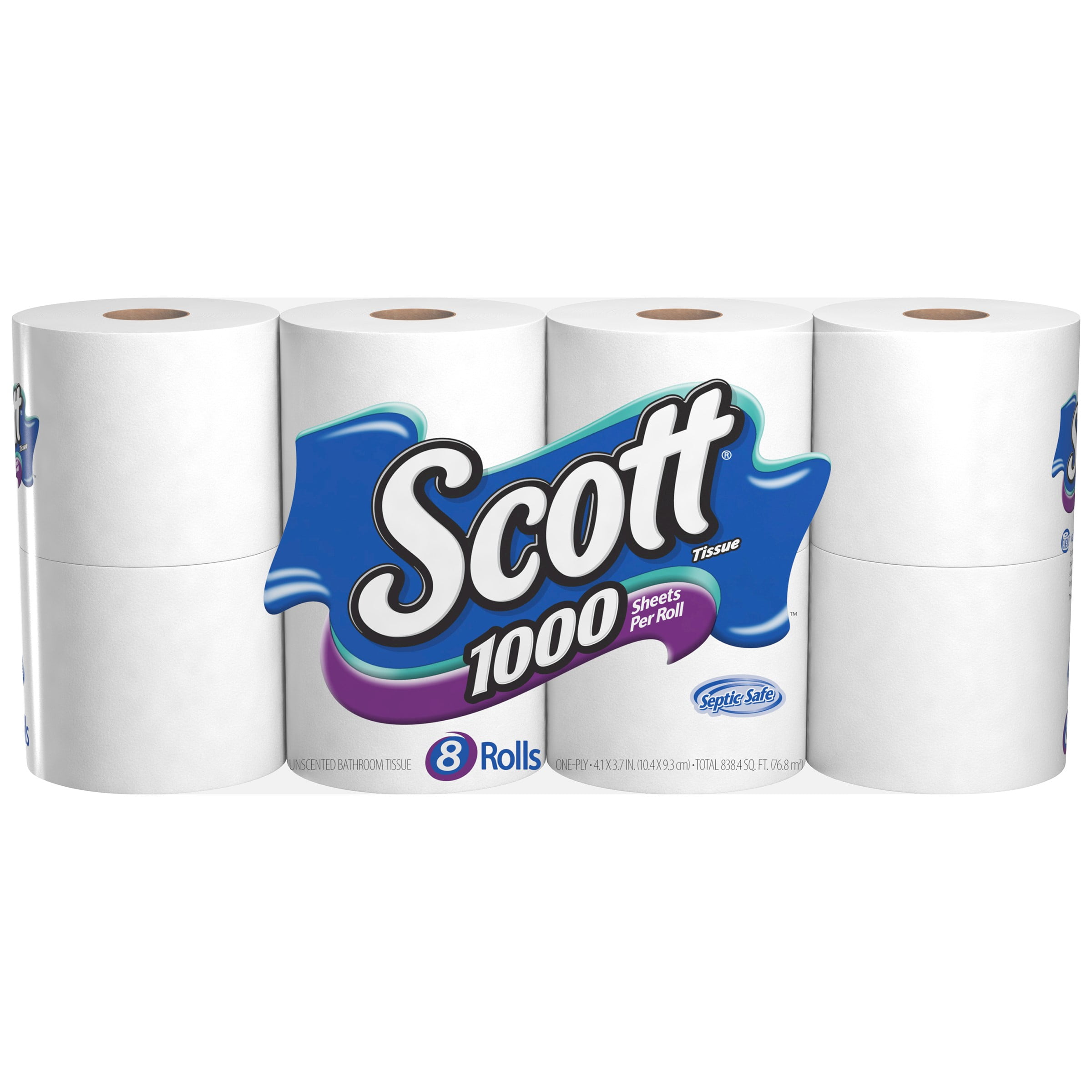 Scott 1000 Toilet Paper 8 Rolls Walmart Com Walmart Com