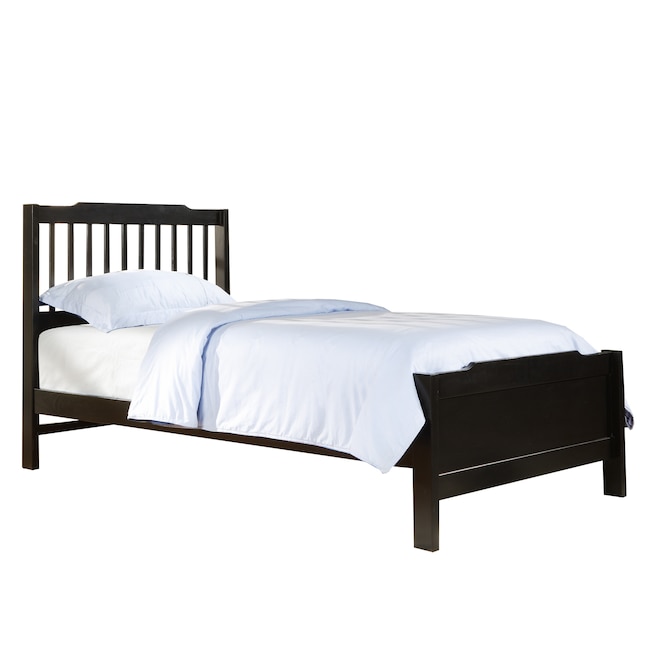 Shop Home Sonata Black Twin Bed Frame At Lowes Com