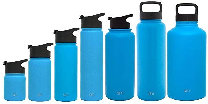 Simple Modern 64 Ounce Summit Water Bottle Large Stainless Steel Half