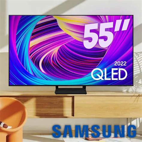 Smart Tv Samsung 55 Qled 4K Q65b 2022 Design Air Slim Processador