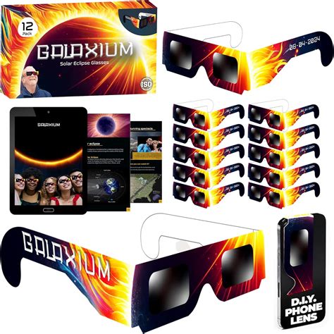 Solar Eclipse Glasses Aas Approved 2024 12 Pack Trusted For Direct