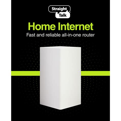 Straight Talk Home Internet Router White Prepaid Walmart Com