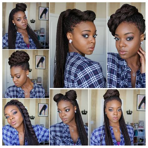 Styling Box Braids 7 Ways Video Black Hair Information