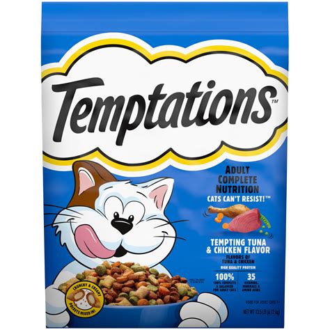 Temptations Tempting Tuna Chicken Flavor Adult Dry Cat Food 3 15 Lb