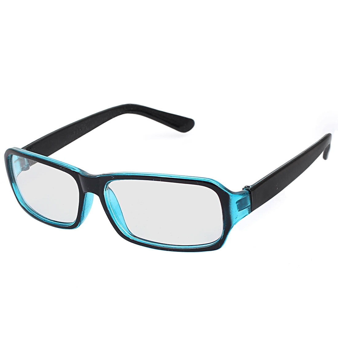 Unisex Square Lens Full Frame Eyewear Plain Plano Glasses Spectacles