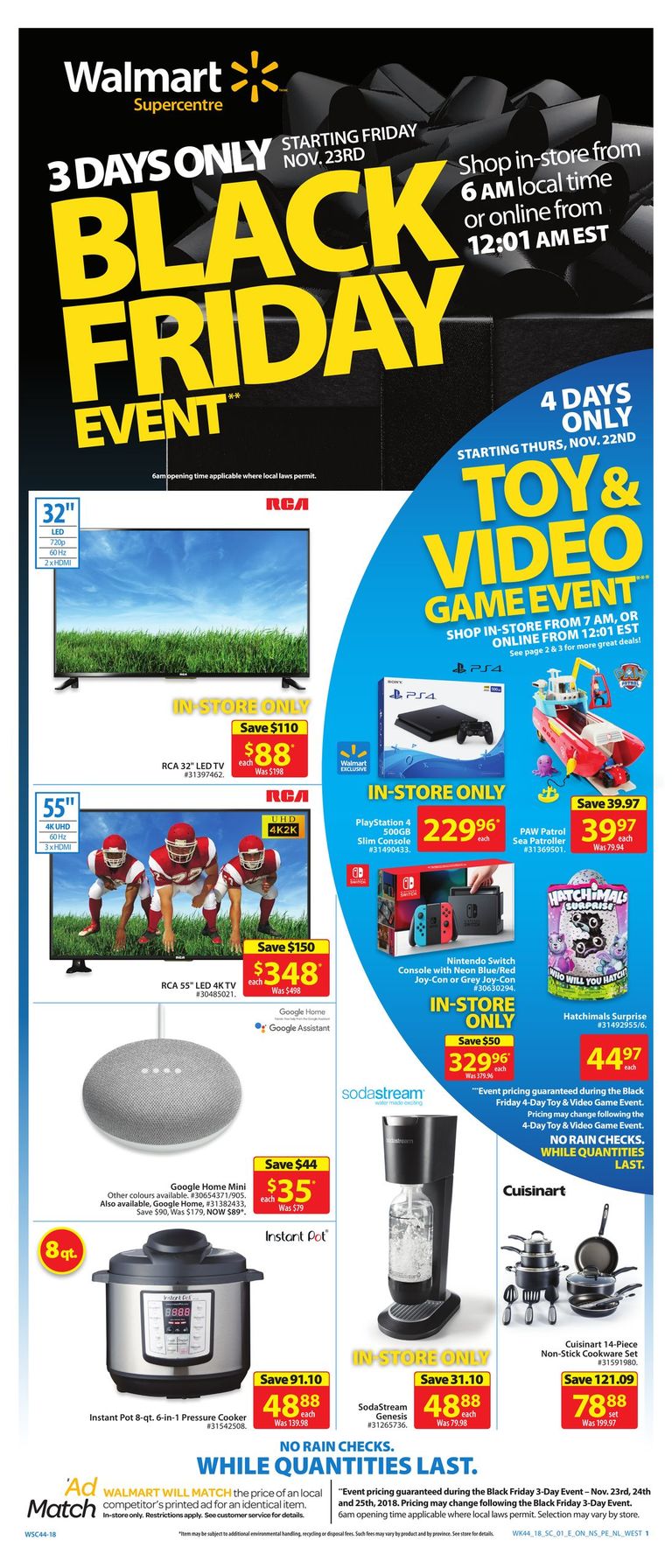 Walmart Black Friday 2019 Ad Is Here Freebies2deals