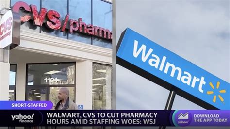 Walmart Cvs Plan To Cut Pharmacy Hours Amid Worker Shortage