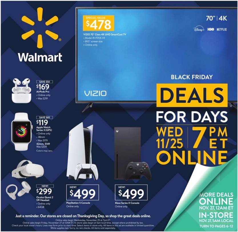 Walmart Early Black Friday Tv Deals Paul Smith