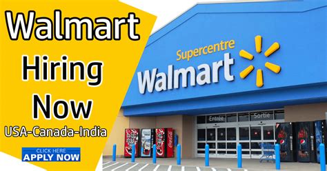 Walmart Jobs India Usa Canada Latest Careers 2023