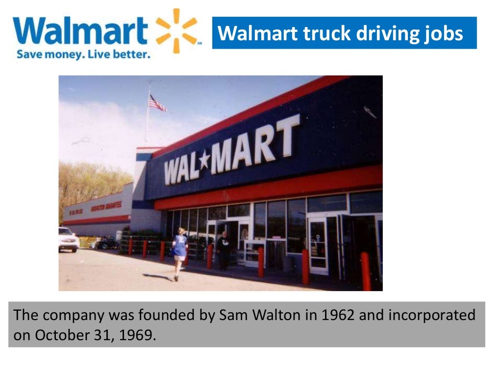 Walmart Truck Driving Jobs