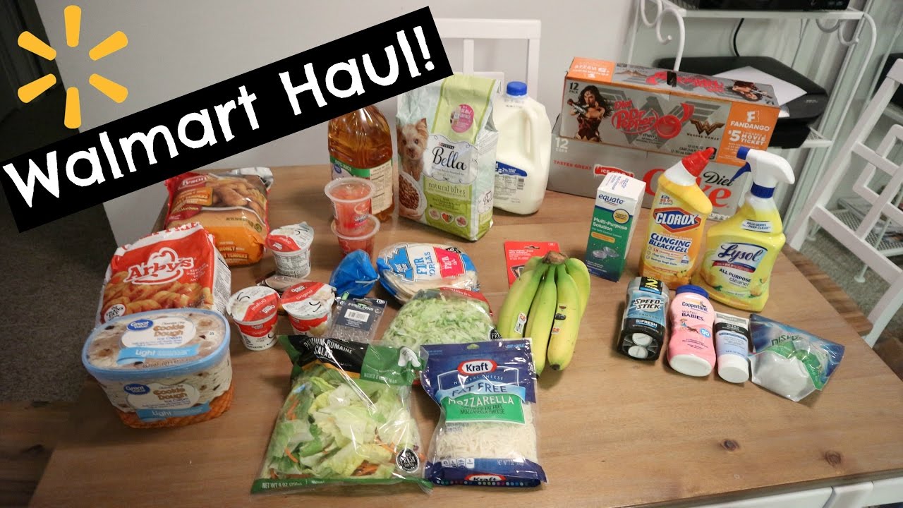 Weekly Walmart Haul Shop With Me Youtube